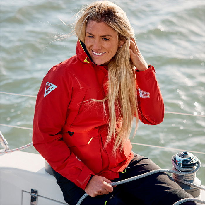 2024 Musto Mujer Br1 Chaqueta Channel 82405 - Rojo Verdadero